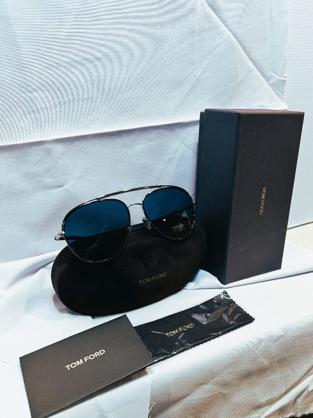 New Tom Ford Ian-02 Aviator Sunglasses